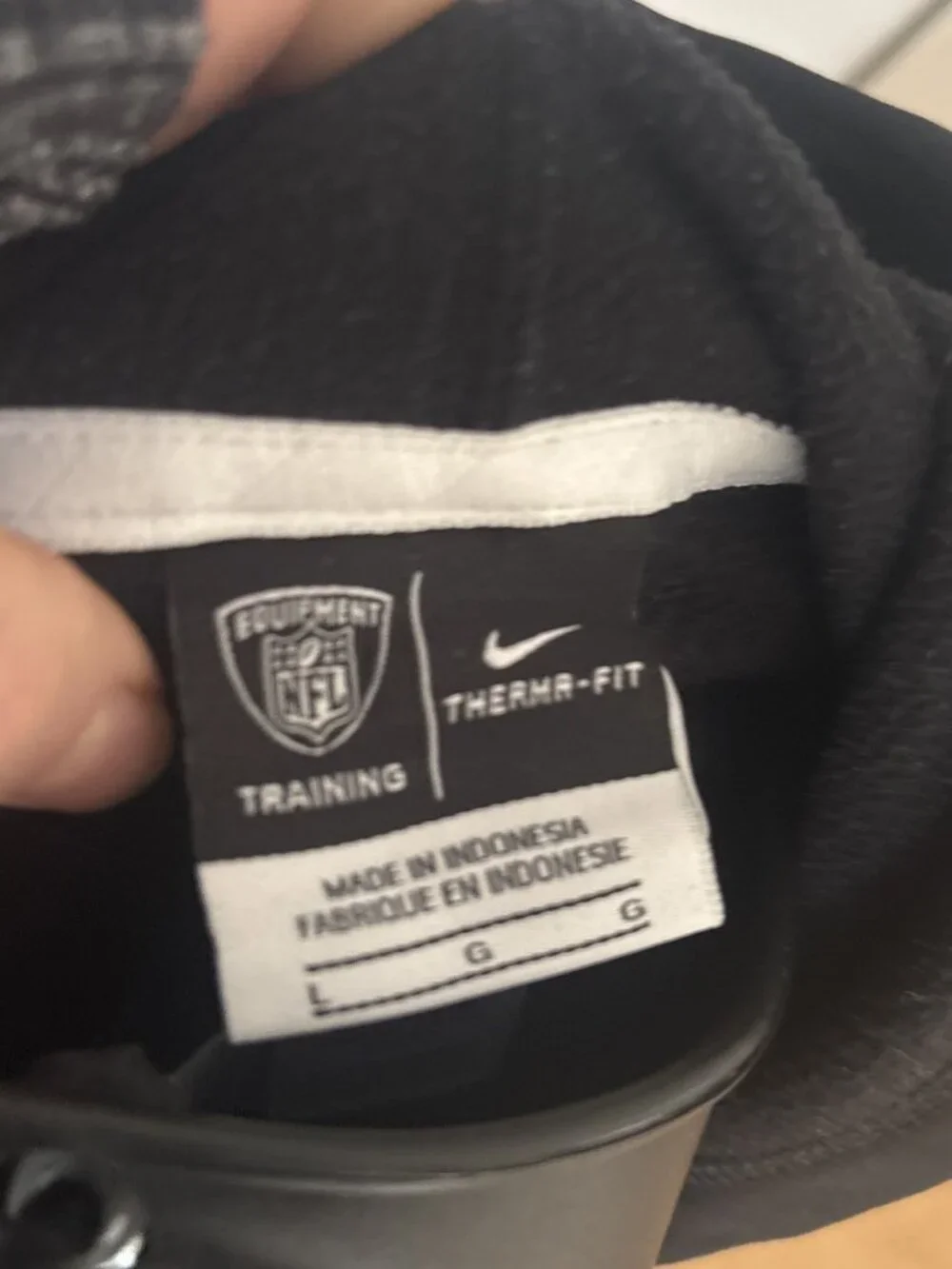 Nike Dri Fit NFL Carolina Panthers Hoodie Sweatshirt Womens’s XS/Youth Large